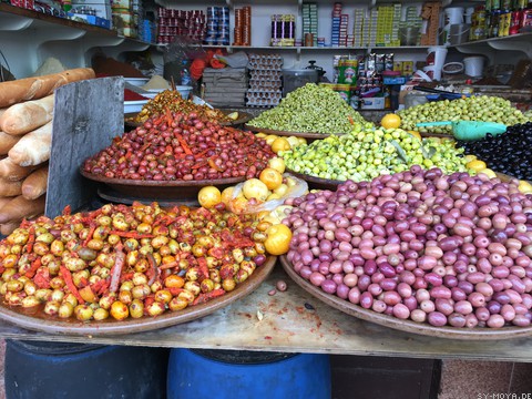 Bild: Marktstand in Marokko