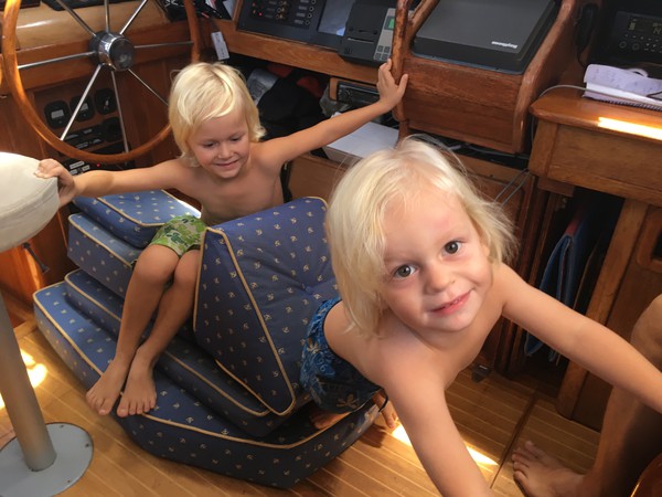 Picture: Cushions building a Firetruck